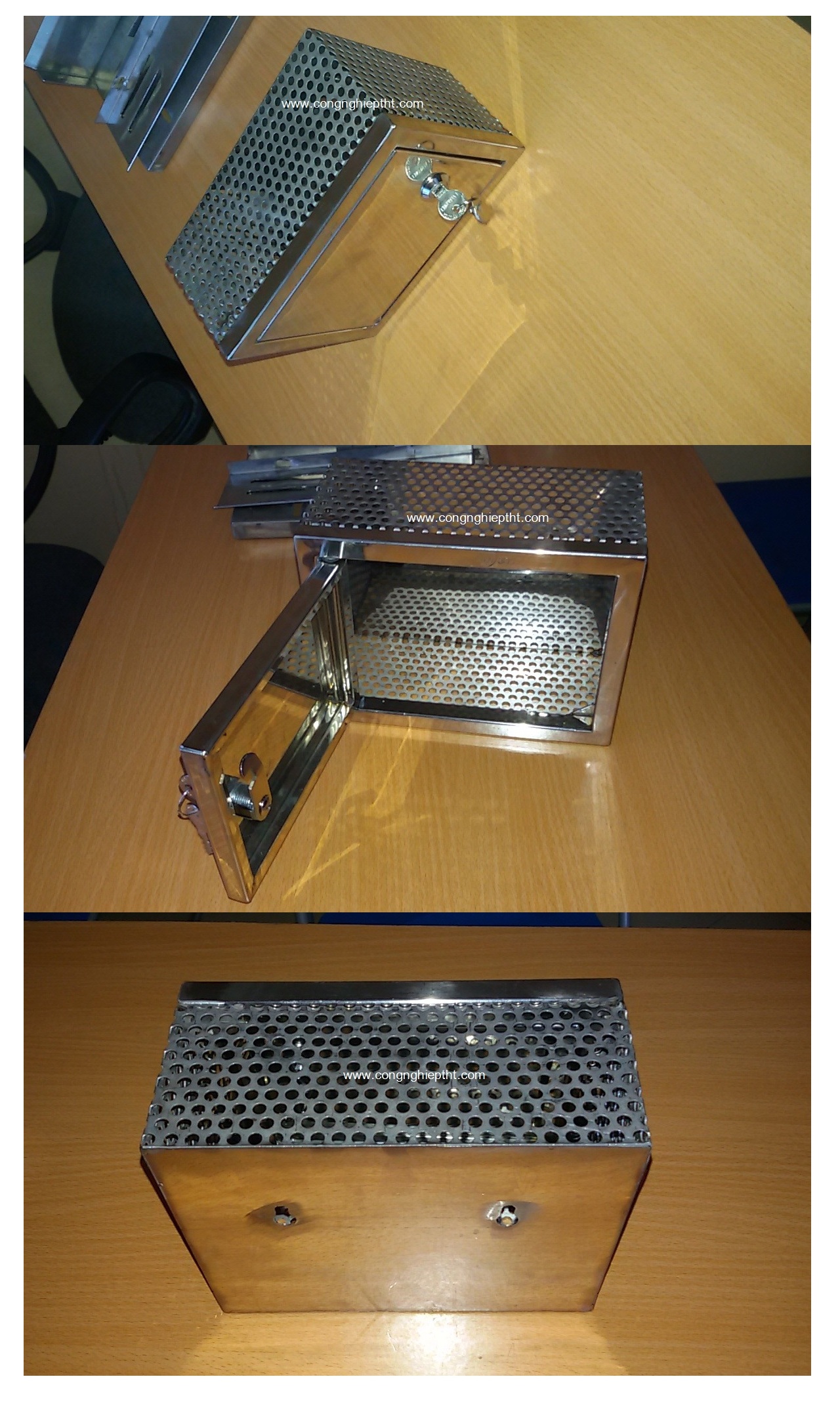 Hộp đựng sáp thơm Inox